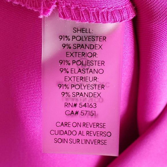 CALVIN KLEIN PLUS SIZE BACK ZIP DRESS 16 PINK - Picture 6 of 11